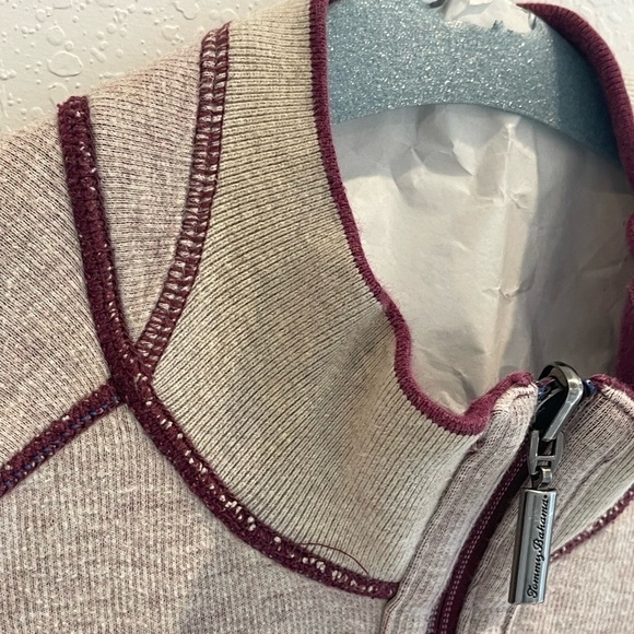 Tommy Bahama Reversible 100% Cotton long sleeves Sweatshirt size Medium - Picture 10 of 12